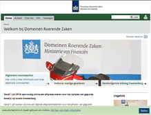 Tablet Screenshot of domeinenrz.nl